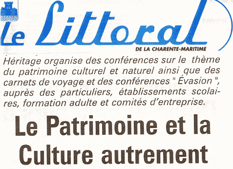 journal littoral et l'association H&eacute;ritage
