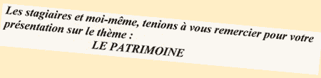 remerciements